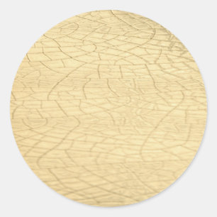 Matted gold stone Sticker