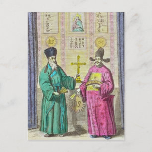 Matteo Ricci  and another Christian Postcard