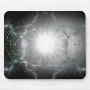 Matter - antimatter reaction mouse mat