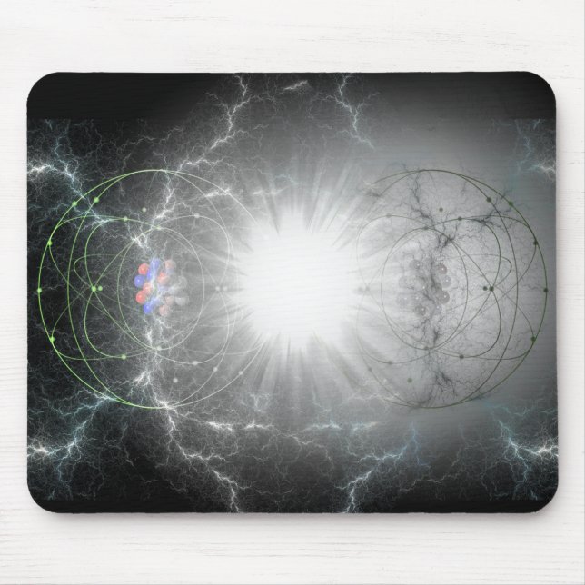Matter - antimatter reaction mouse mat (Front)