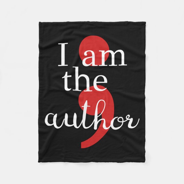 Matter Semicolon Depression Prevention Performance Fleece Blanket (Front)