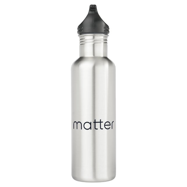 Matter Stainless Steel Water Bottle (Right)