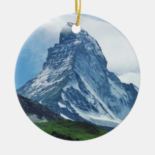 Matterhorn, Alps Ceramic Tree Decoration
