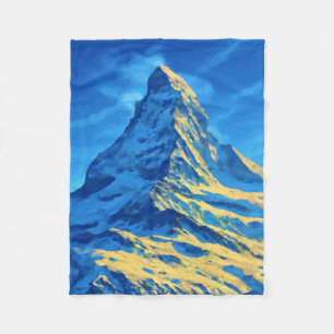 Matterhorn Alps Fleece Blanket