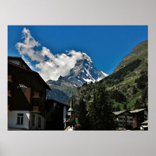 Matterhorn and Zermatt Poster
