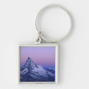Matterhorn at dawn, Zermatt, Swiss Alps, Key Ring