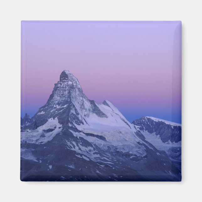 Matterhorn at dawn, Zermatt, Swiss Alps, Magnet (Front)
