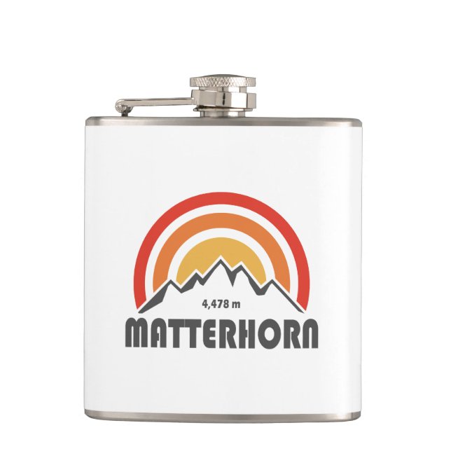 Matterhorn Hip Flask (Front)