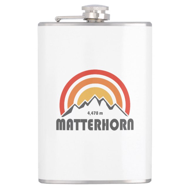 Matterhorn Hip Flask (Front)