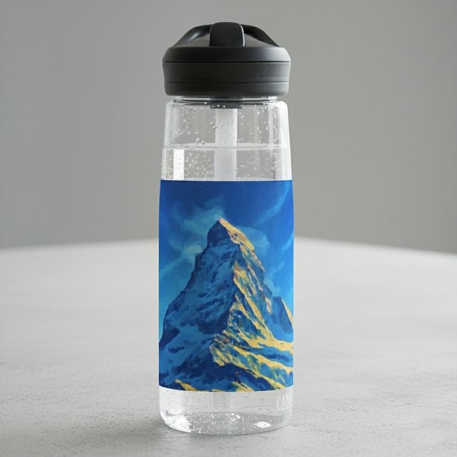 Matterhorn in Winter Water Bottle (Creator Uploaded)