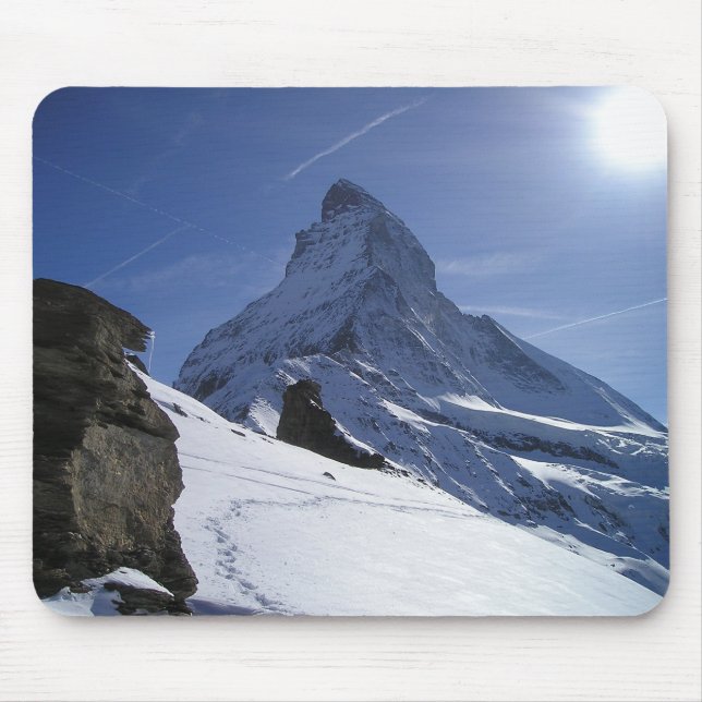 Matterhorn landscape mouse mat (Front)