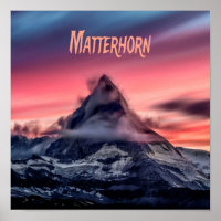 Matterhorn Mountain Europe Alps Switzerland Italy