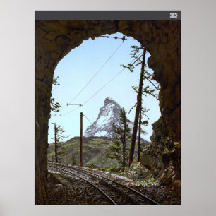 Matterhorn mountain in the Swiss Alps Poster