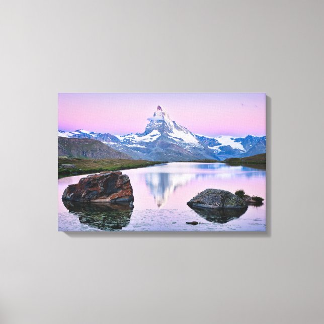 Matterhorn mountain in Zermatt, Switzerland Canvas Print (Front)