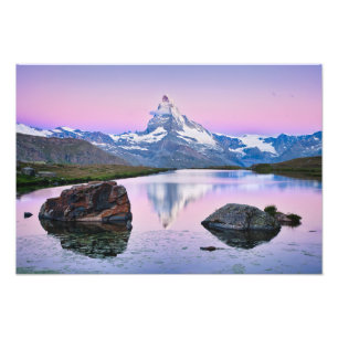 Matterhorn mountain in Zermatt, Switzerland Photo Print