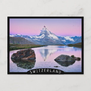 Matterhorn mountain in Zermatt, Switzerland Postcard