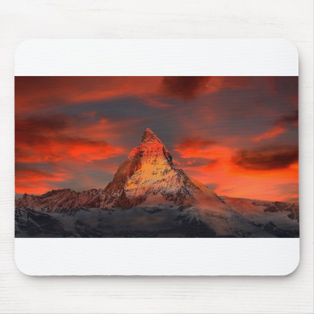 Matterhorn Peak at Dawn Mouse Mat (Front)
