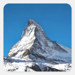 Matterhorn photo square sticker