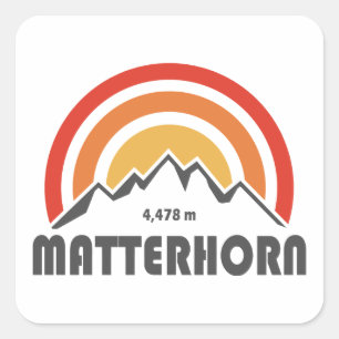 Matterhorn Square Sticker