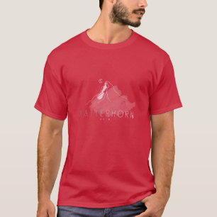 Matterhorn Switzerland Alps Hiking Mountain girl T-Shirt