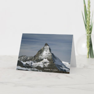 Matterhorn, Switzerland Holiday Card