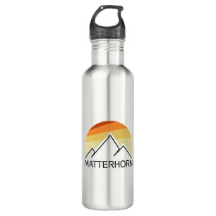 Matterhorn Switzerland Italy Retro 710 Ml Water Bottle