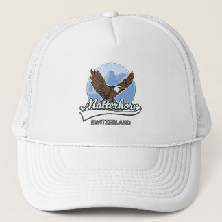 Matterhorn Switzerland travel logo Trucker Hat