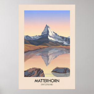 Matterhorn Switzerland Travel Poster