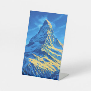 Matterhorn Travel Pedestal Sign