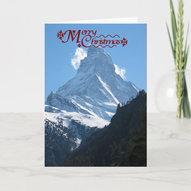 Matterhorn, Zermatt Holiday Card (Front)