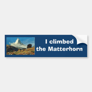 Matterhorn, Zermatt, Switzerland Bumper Sticker