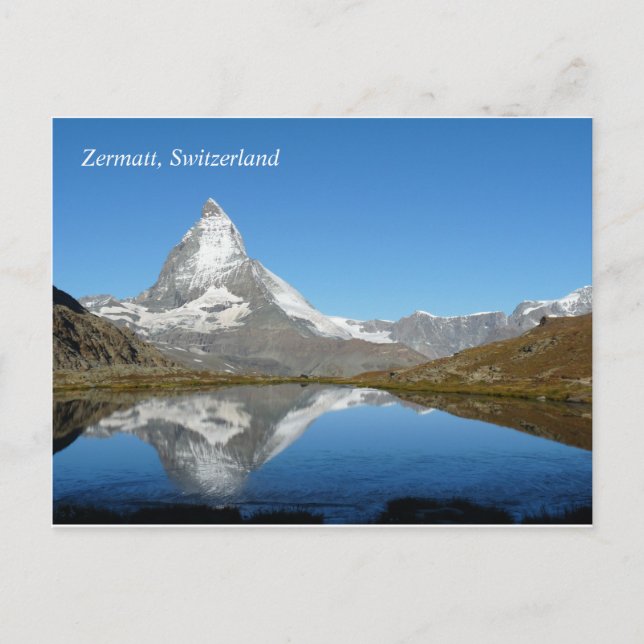 Matterhorn Zermatt Switzerland Postcard (Front)