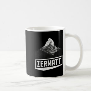Matterhorn zermatt switzerland skiing holiday coffee mug