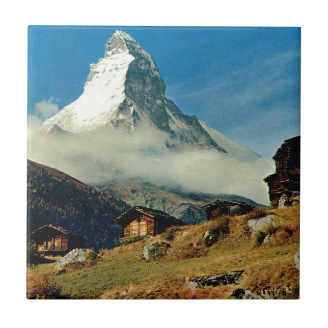 Matterhorn, Zermatt, Switzerland Tile (Front)