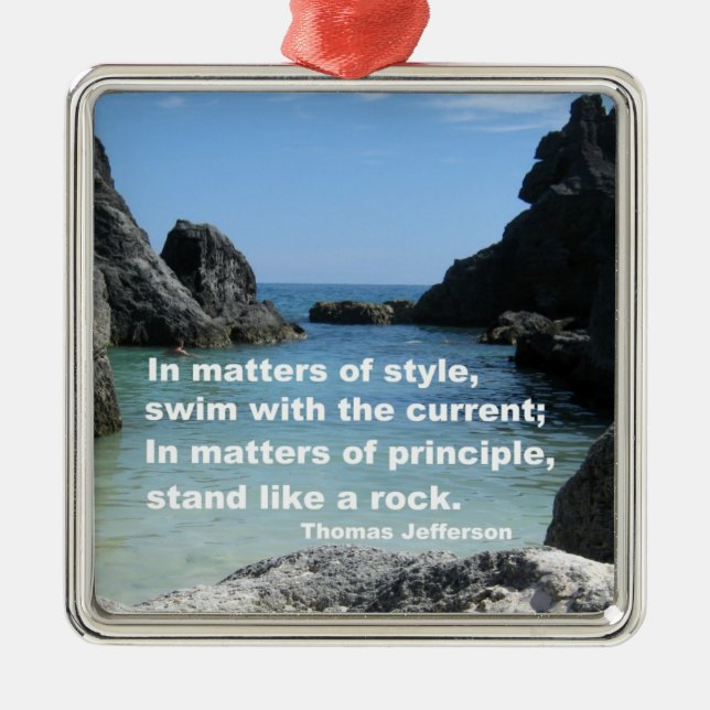 Matters of principle... metal tree decoration (Front)