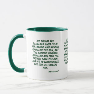 Matthew 11:27 KJV Bible Scripture Two-Tone Mug