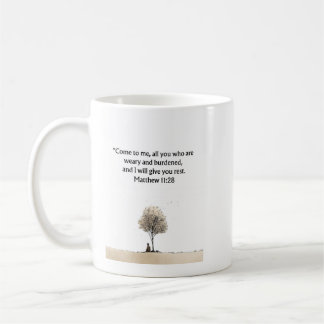 Matthew 11:28 Christian Mug | Encouragement Gift