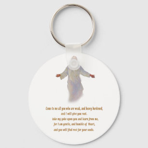 Matthew 11:28 products key ring