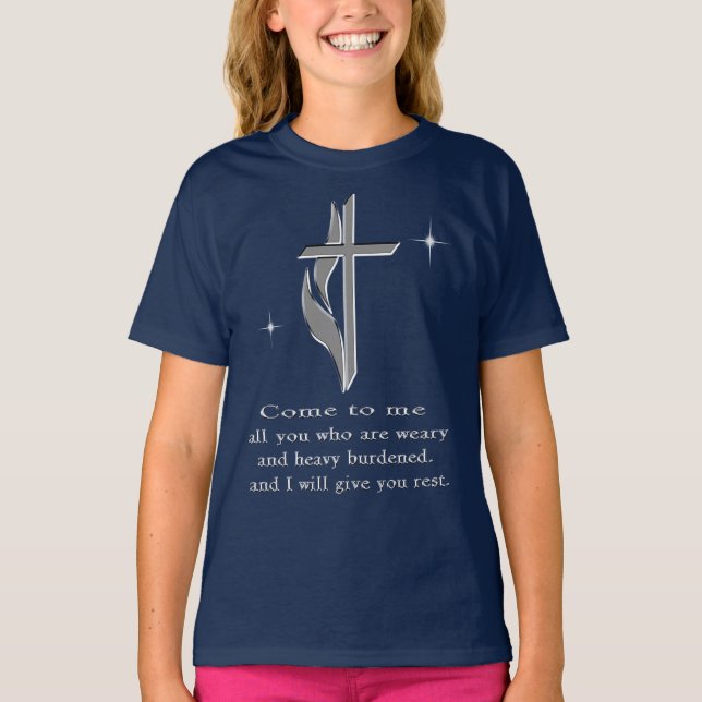 Matthew 11:28 t-shirt (Front)