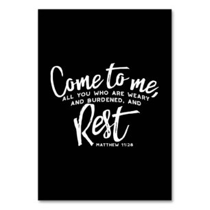 Matthew 11 Bible Verse Table Number