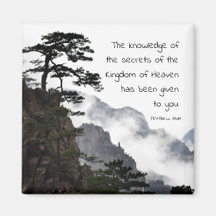 Matthew 13:11 Secrets of the Kingdom of Heaven Magnet
