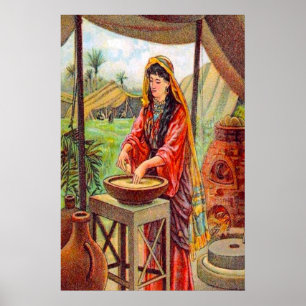 Matthew 13:33 Parable About Yeast Poster