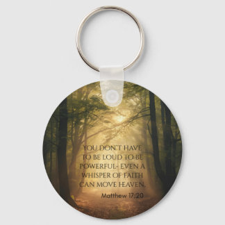 Matthew 17:20 key ring