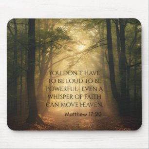 Matthew 17:20 mouse mat
