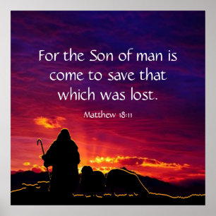 Matthew 18:11  poster