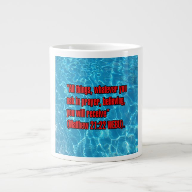 Matthew 21:22 WEBU Mug (Front)