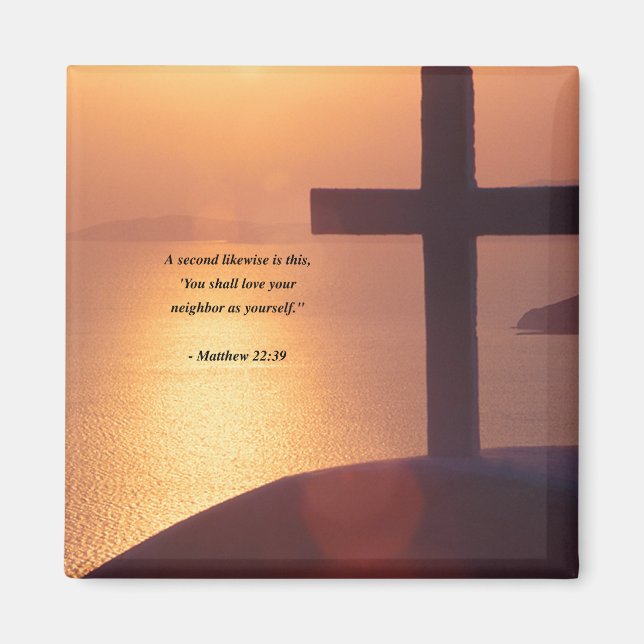 MATTHEW 22:39 MAGNET (Front)