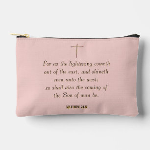 MATTHEW 24:27 “For as the lightning cometh…” Accessory Pouch