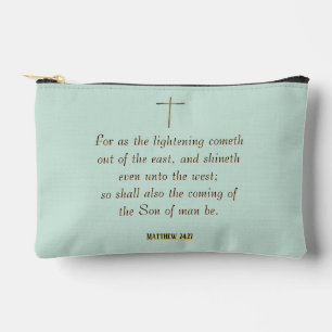 MATTHEW 24:27 “For as the lightning cometh…” Accessory Pouch