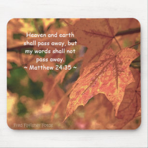 Matthew 24:35 mouse mat